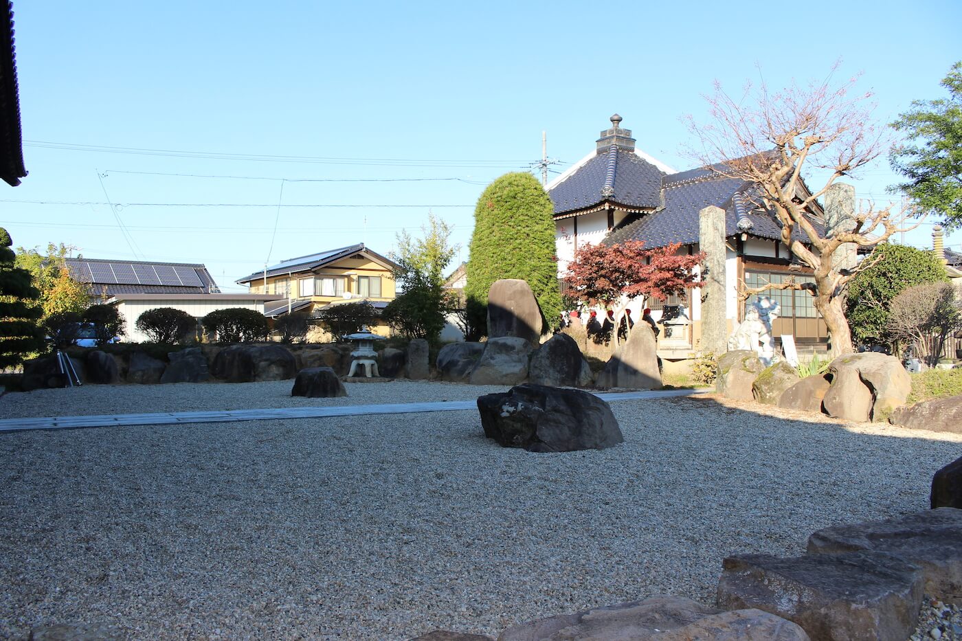 長野市篠ノ井の観音寺墓地