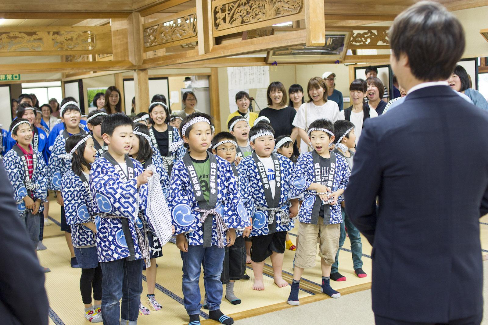 上田市山口自治区の子どもたちからメッセージをいただきました