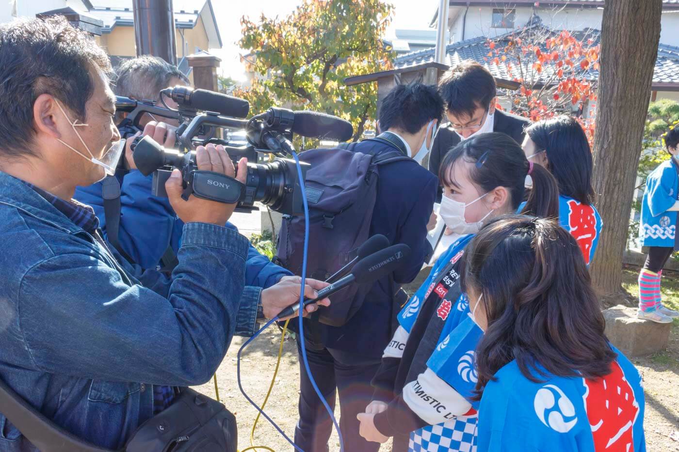 長野市高田川端区の皆様へお神輿贈呈