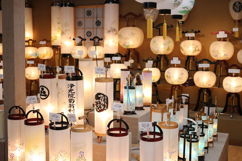 盆提灯展示会の様子（写真2602_3）