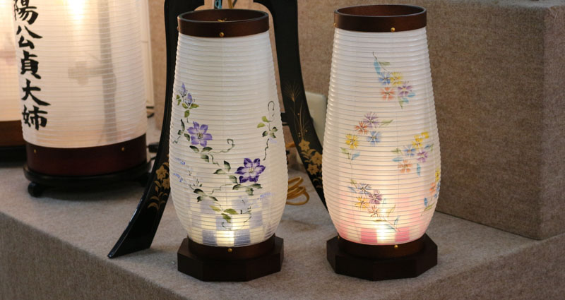 ちょうど良いサイズ感の置き提灯（写真2602_5）