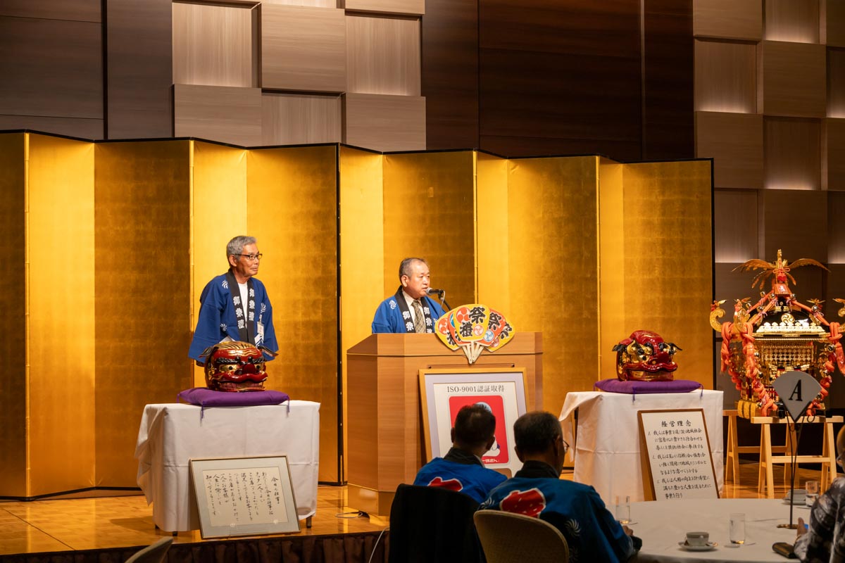 松本市高宮町会のアピールの様子